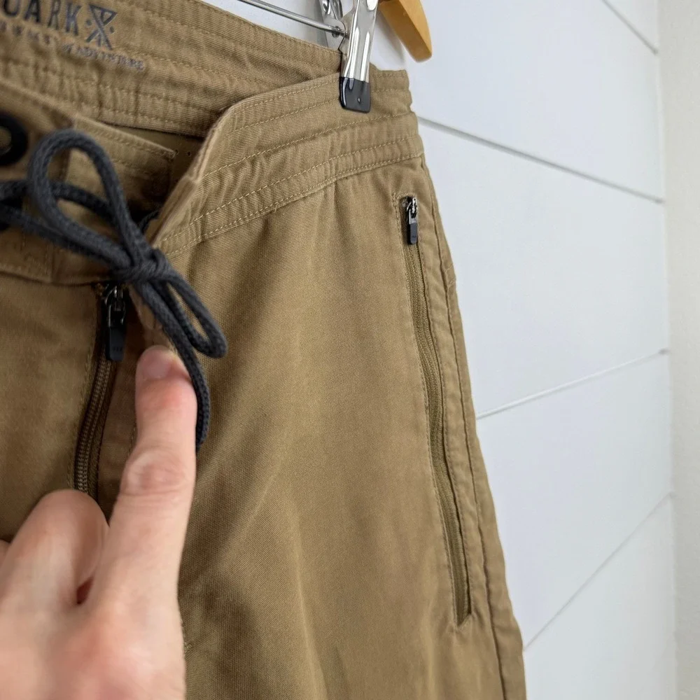 ROARK‎ LAYOVER TRAVELER Pants Men 32 DARK KHAKI Travel ADVENTURE